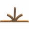 Ekena Millwork Richland Timber Gable Bracket, Western Red Cedar, 96"W x 64"H x 5 1/2"D x 5 1/2"F, 16/12 Pitch GBW096X64X0606RIC00SWR - alternate 4